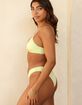 DIPPIN' DAISY'S Zen Knotted Triangle Bikini Top image number 2