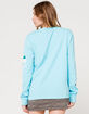 CHAMPION Womens Sky Blue Boyfriend Tee image number 3