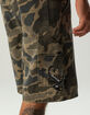 RSQ Mens Loose Embroidered Twill Utility Shorts image number 6