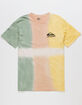 QUIKSILVER Checker Stamp Mens Tee image number 2