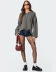 EDIKTED Montana Oversized Button Sweater image number 2
