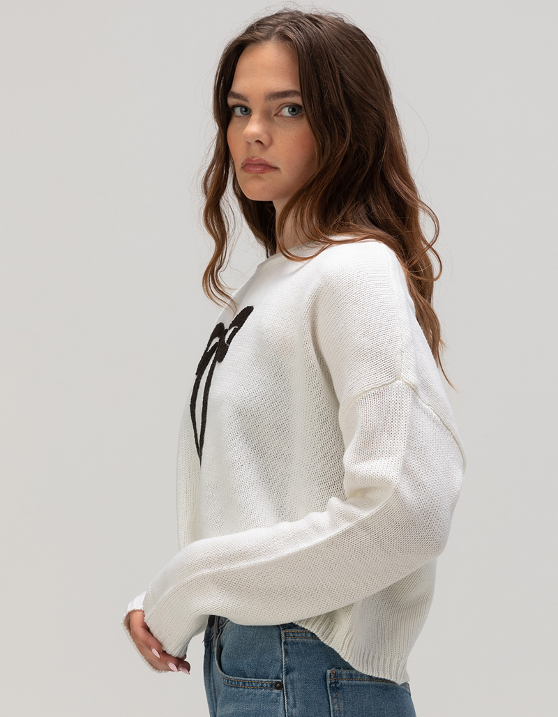 RSQ Womens Bow Icon Pullover Sweatshirt image number 2