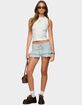 EDIKTED Avia Ruffle Striped Mini Skort image number 5