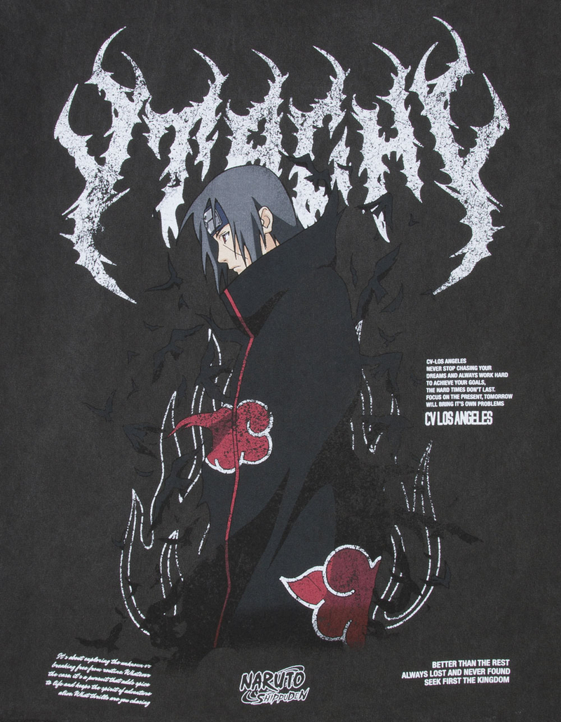 CVLA x Naruto Itachi Mens Boxy Tee image number 2