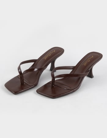 ANNE MICHELLE Align Womens Kitten Heels Alternative Image