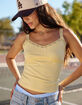 TILLYS Lace Trim Womens Cami image number 1