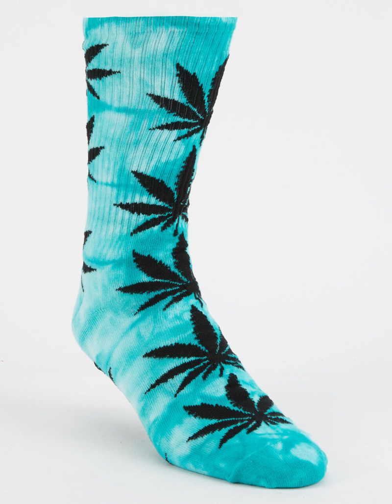 HUF Plantlife Strains Green Mens Socks image number 0