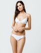 FULL TILT Fixed Triangle White Bikini Top image number 4