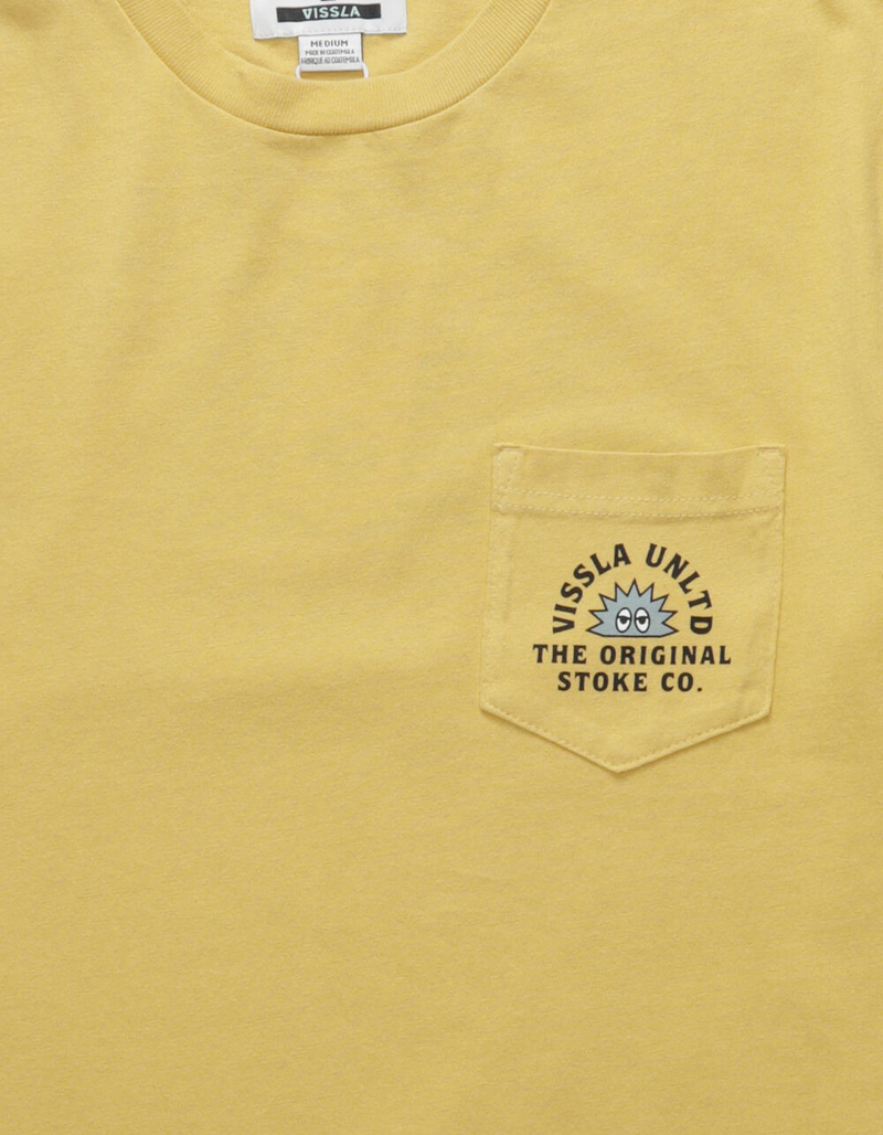 VISSLA Wake Up Call Mens Pocket Tee image number 3