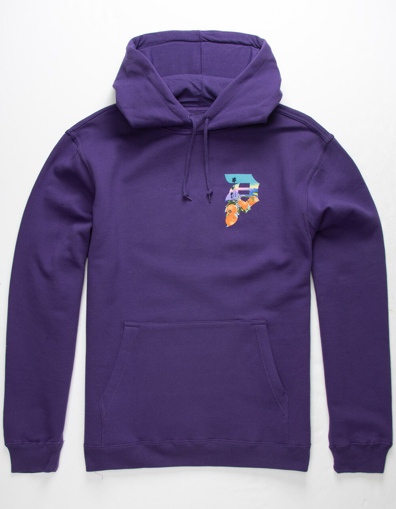 PRIMITIVE Dirty P California Purple Mens Hoodie image number 1