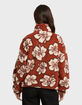 BILLABONG All The Time Womens Half-Zip Sherpa Sweatshirt image number 4