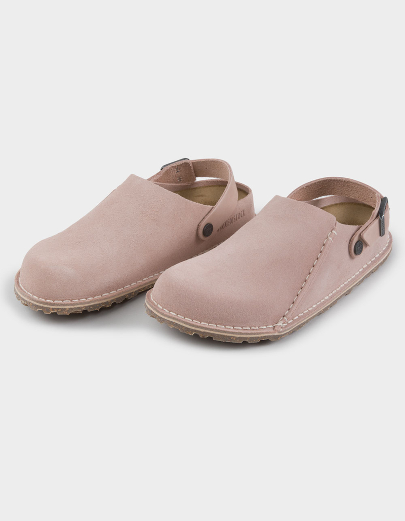 BIRKENSTOCK Lutry Premium Suede Womens Clogs image number 0