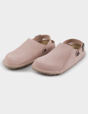 BIRKENSTOCK Lutry Premium Suede Womens Clogs Primary Image
