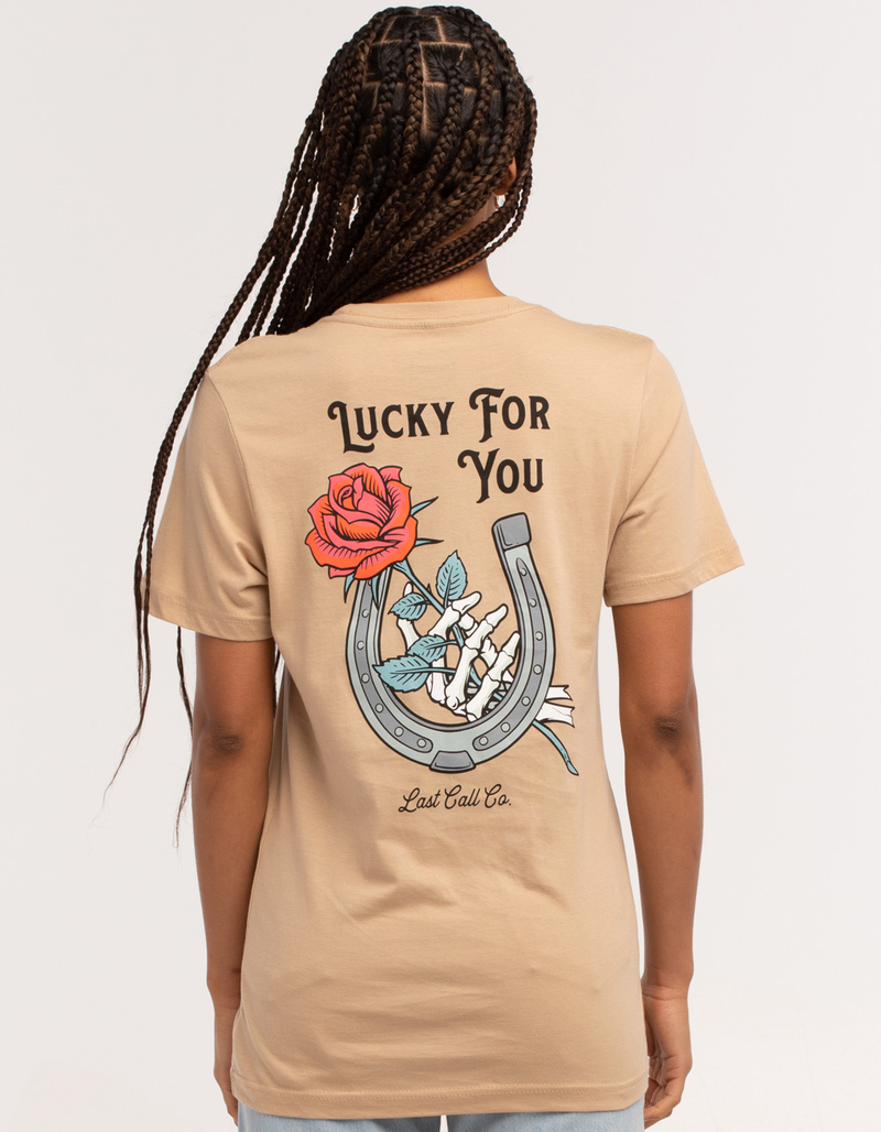 LAST CALL CO. Lucky For You Womens Tee image number 0