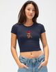 BEAR Western Bear Womens Baby Tee image number 1