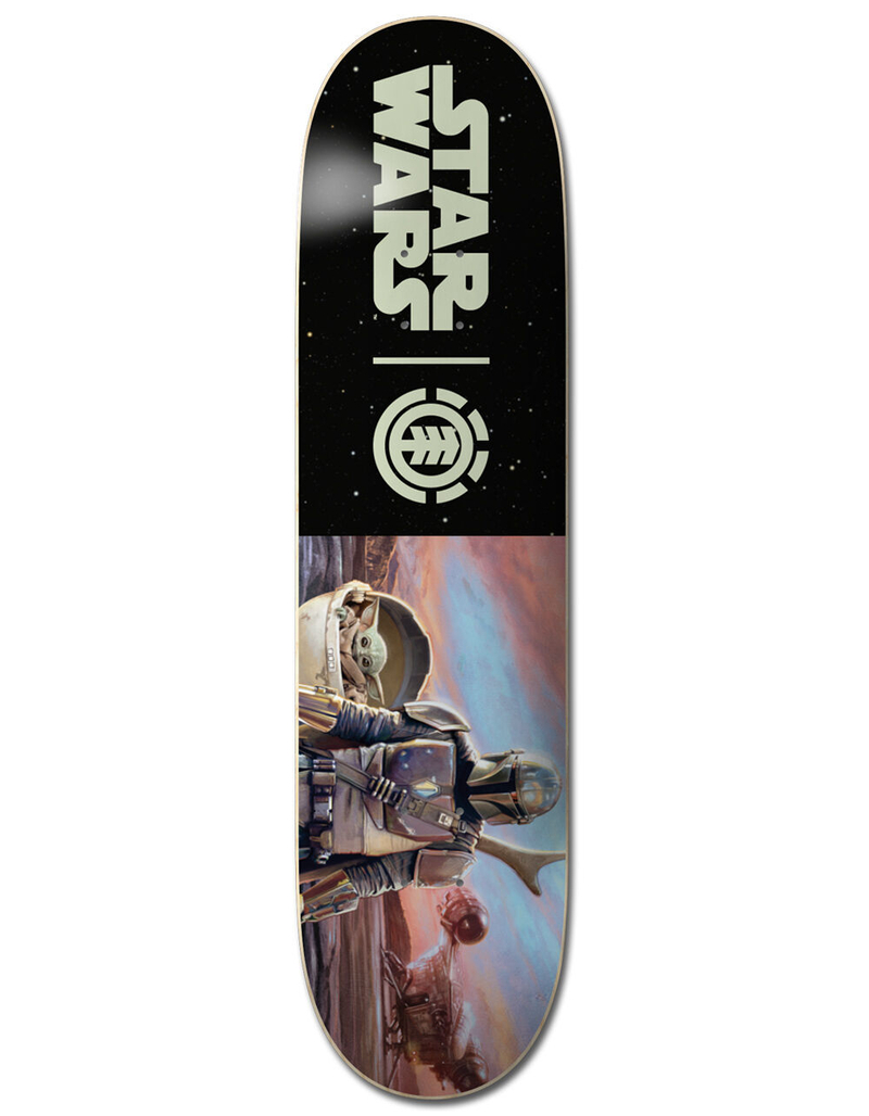 STAR WARS | ELEMENT Mandalorian Hunter 8.0" Skateboard Deck image number 0