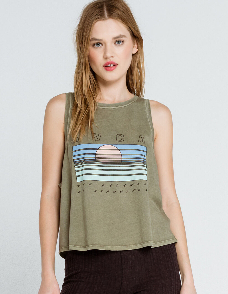 RVCA Blinded Womens Tank image number 0