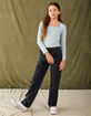 FULL TILT Elastic Waist Girls Cargo Pants image number 4