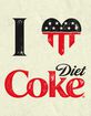 COCA-COLA Diet Coke Americana Heart Unisex Tee image number 2