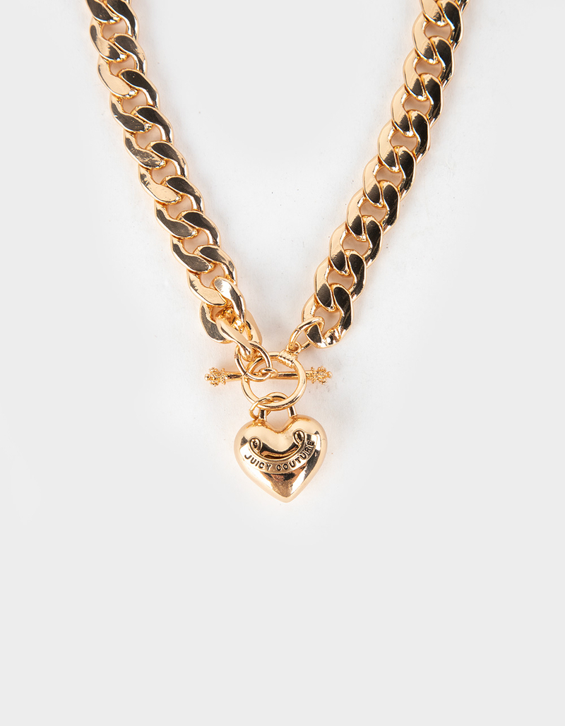 JUICY COUTURE Chain Heart Pendant Necklace image number 1