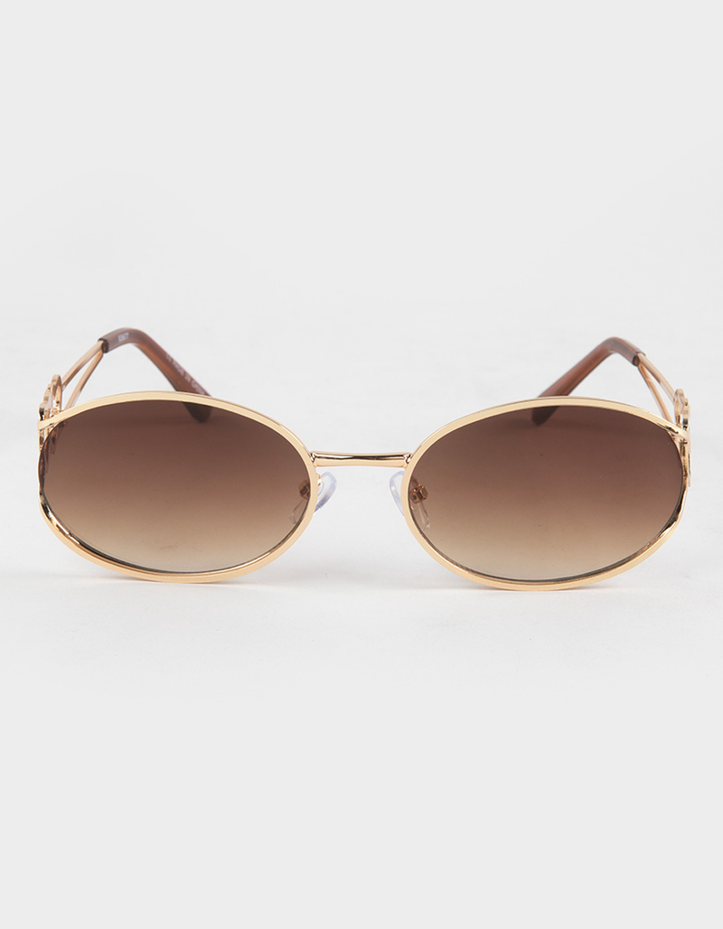 RSQ Oval Metal Sunglasses image number 1