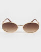 RSQ Oval Metal Sunglasses image number 2