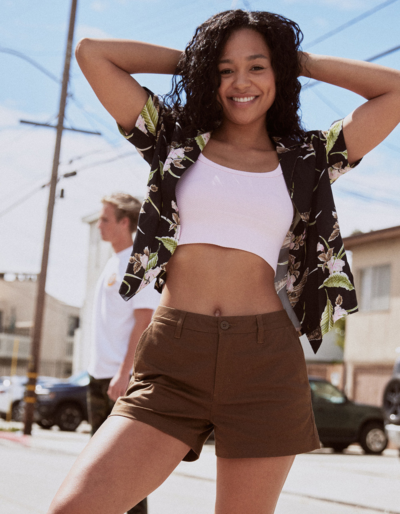 BRIXTON Capitol Womens Chino Shorts image number 0