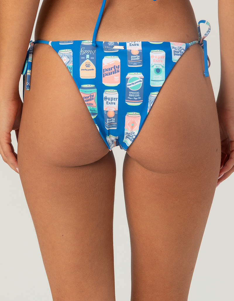 PARTY PANTS Hayley Reversible Tie Side Cheeky Bikini Bottoms image number 3
