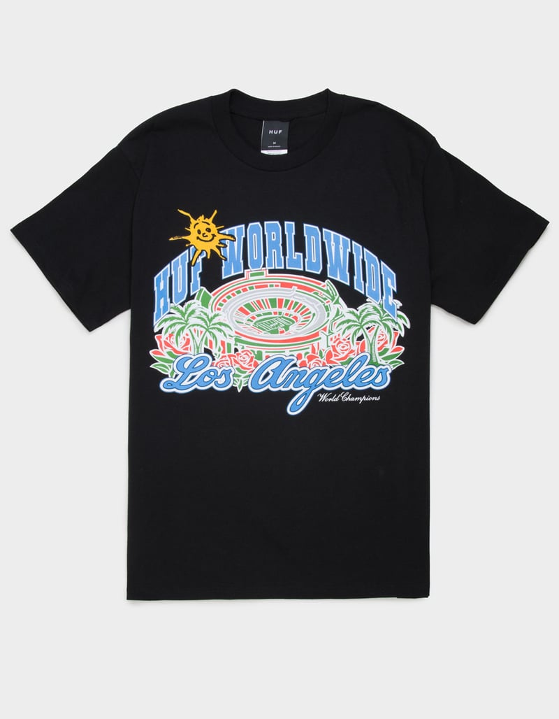 HUF LA Stadium Mens Boxy Tee image number 0