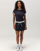 RUSTY Double Trouble Womens Skimmer Ringer Tee image number 2