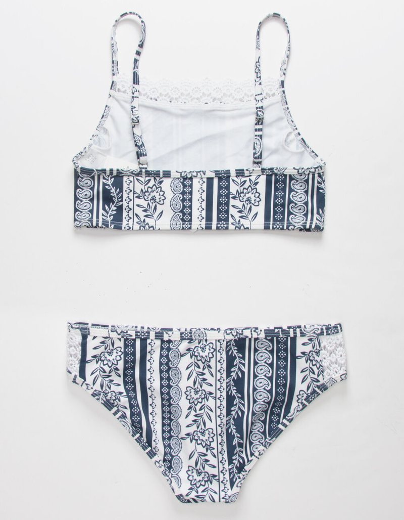 FULL TILT Paisley Girls Bikini Set image number 1