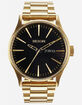 NIXON Sentry SS Black & Gold Watch image number 1