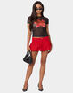 EDIKTED Aloha Sheer Mesh Tee image number 2