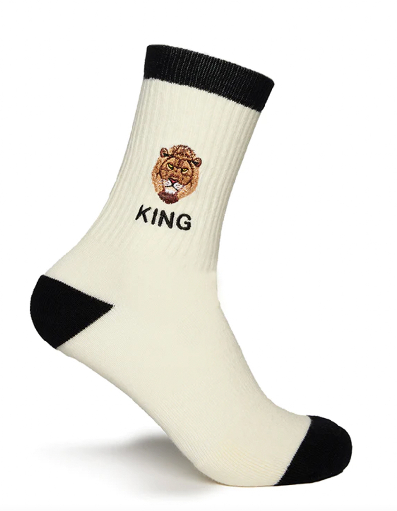 GOORIN BROS. Mighty Mane Mens Crew Socks image number 1