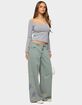 EDIKTED Trish Stars Low Rise Baggy Jeans image number 5