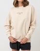 RHYTHM Classic Brand Womens Crewneck Sweatshirt image number 1