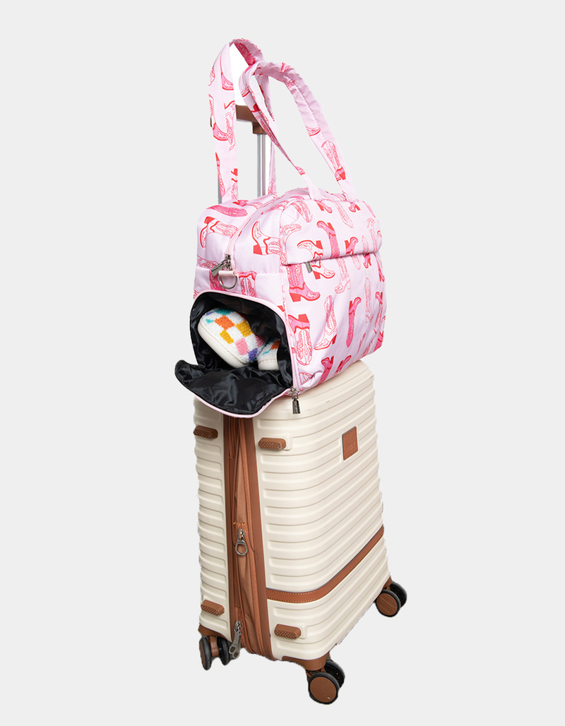 KATYDID Western Boots Weekender Bag image number 3