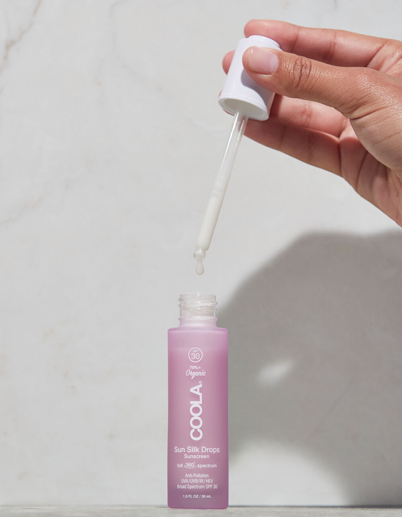 COOLA SPF 30 Sun Silk Drops Organic Face Sunscreen image number 3