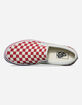 VANS Primary Check Slip-On Red & White Shoes image number 3