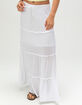 FULL TILT Tiered Womens Maxi Skirt image number 2