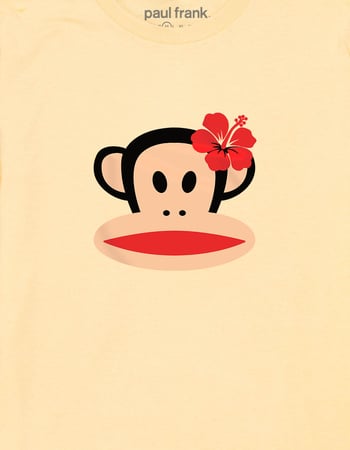 PAUL FRANK Hibiscus Unisex Kids Tee Alternative Image