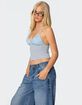 EDIKTED Berkley Sheer Mesh Lacey Top image number 5