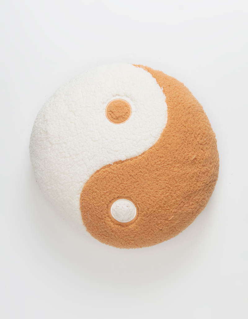 Yin Yang Throw Pillow image number 0
