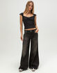 RSQ Womens Low Rise Bow Baggy Jeans image number 1