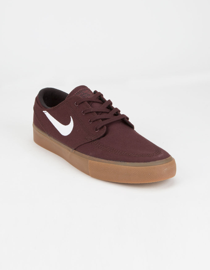 NIKE SB Zoom Stefan Janoski Canvas RM Mahogany & Gum Light Brown Shoes image number 1