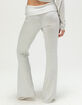 FULL TILT Brushed Fold Over Flare Womens Pants image number 4