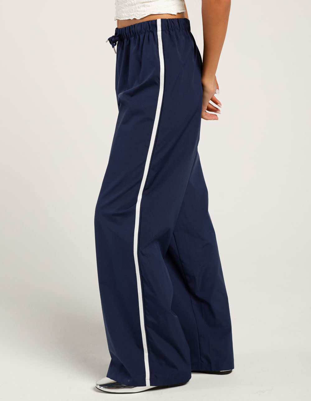 womens navy blue track pants