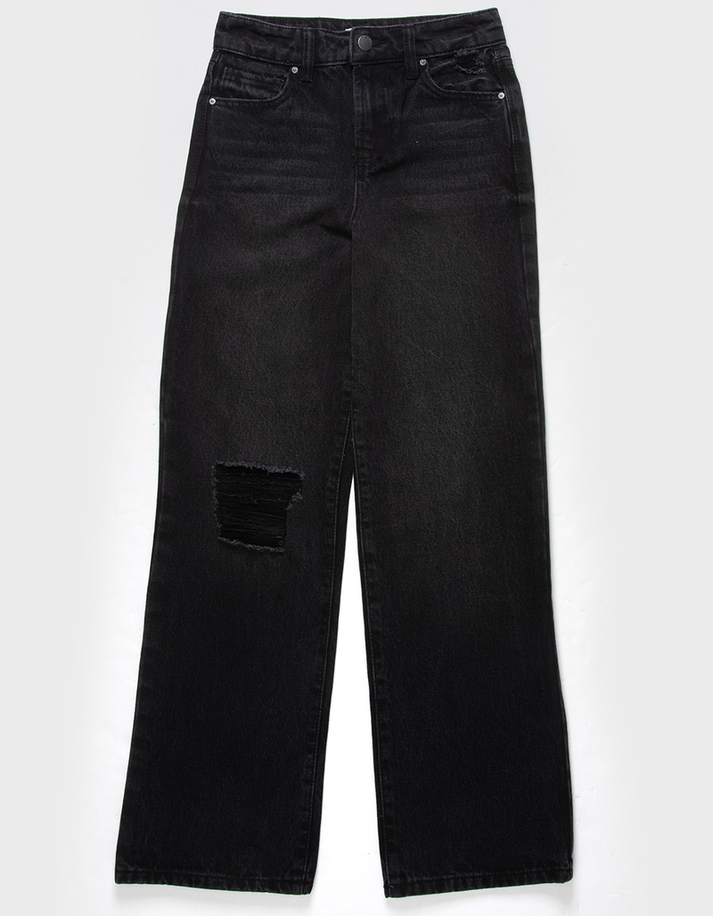 RSQ Girls High Rise Wide Leg Jeans image number 4
