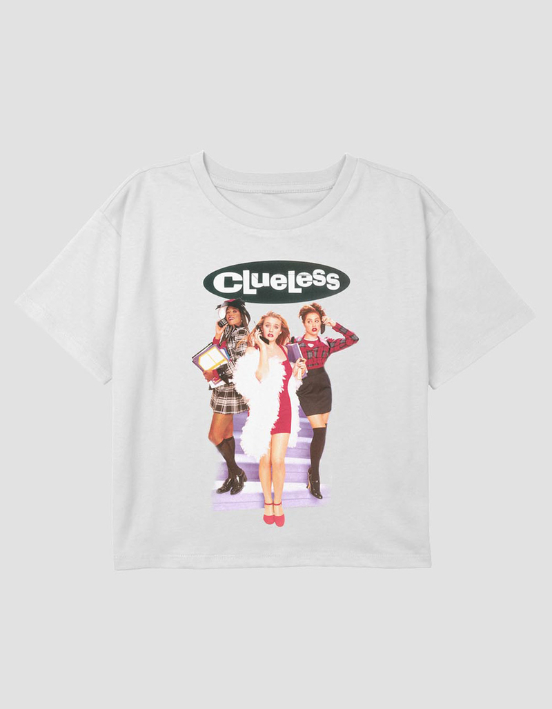 CLUELESS Group Shot Girls Crop Tee image number 0