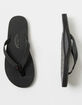 RAINBOW Narrow Strap Womens Black Sandals image number 5